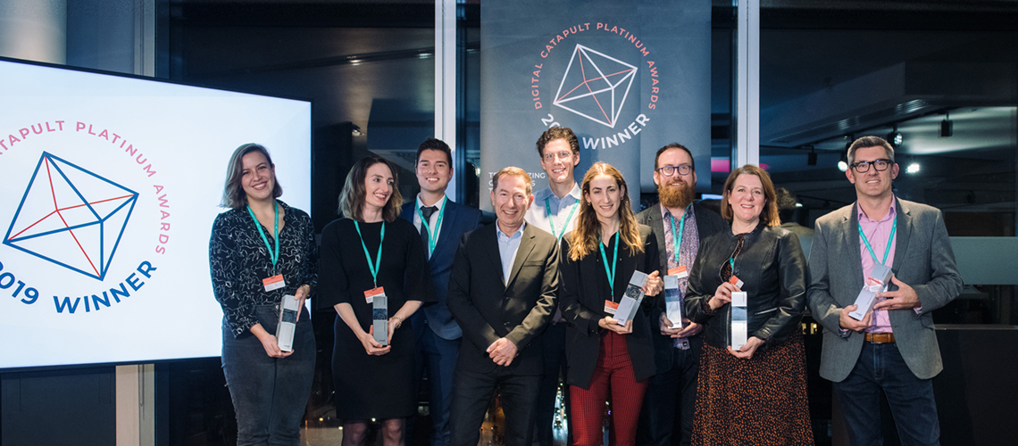 COSIE Homes wins Digital Catapult Platinum Award